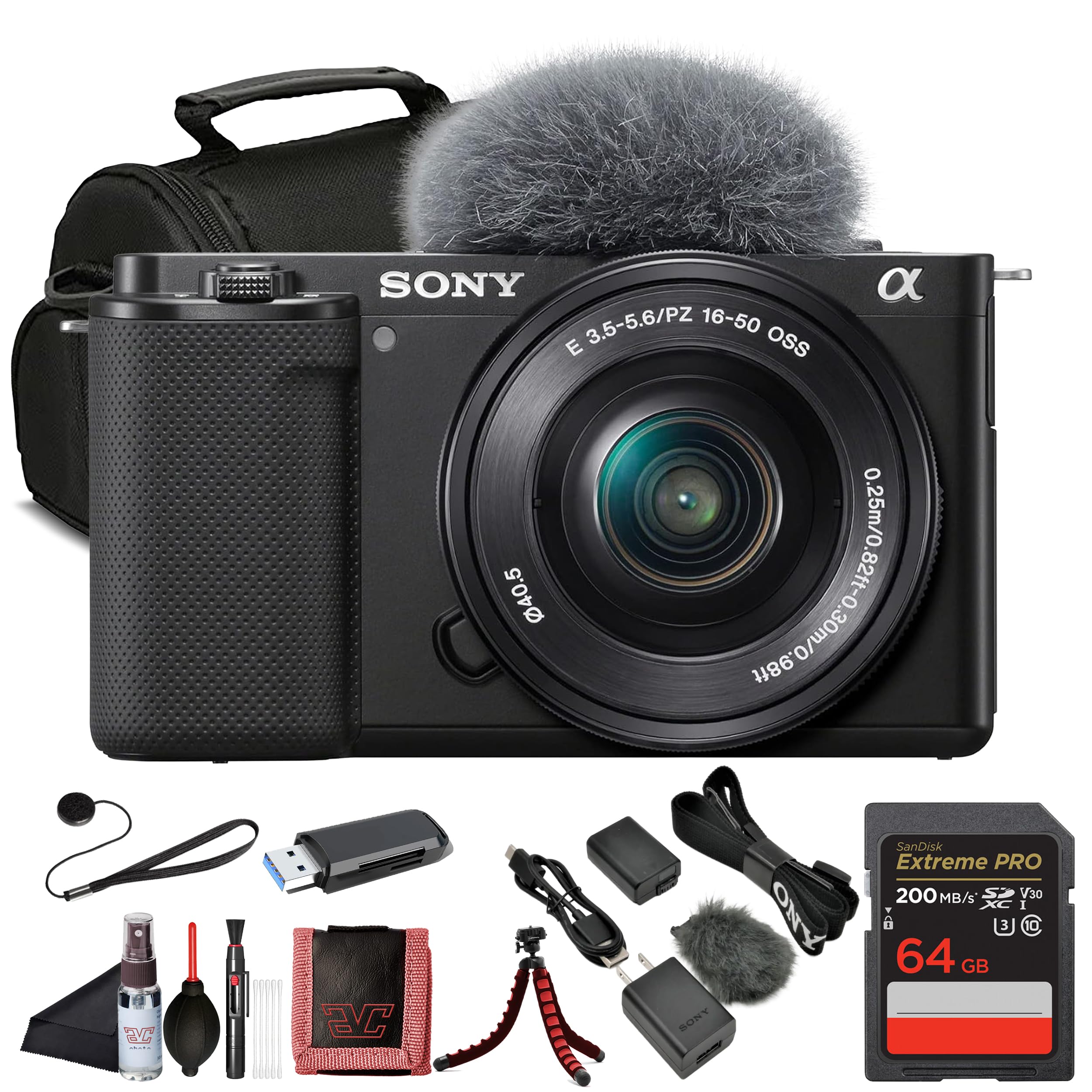 Amazon.com : Sony ZV-E10 Vlogging Mirrorless Camera Kit with E PZ